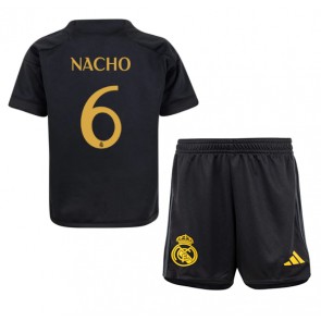Real Madrid Nacho #6 Dětské Alternativní dres komplet 2023-24 Krátký Rukáv (+ trenýrky)
